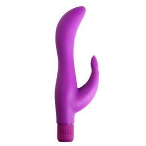 Purple Slim Silicone Rabbit Vibe