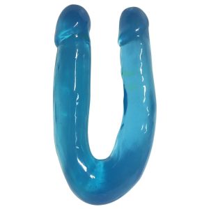 Lollicock Sweet Slim Double Dipper Dildo - Blue