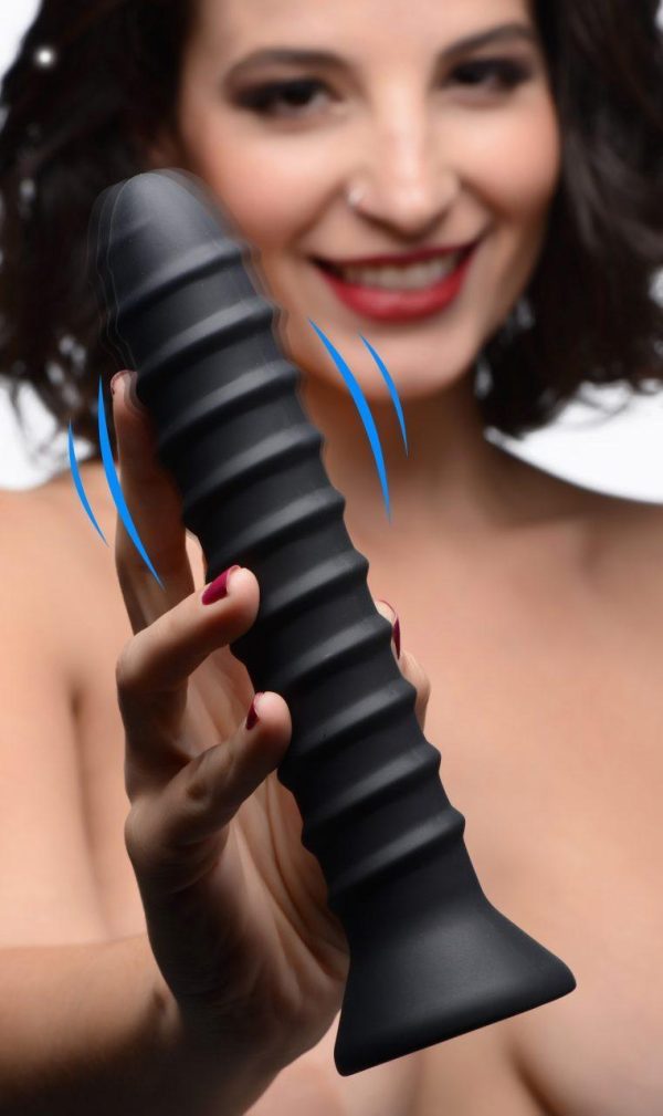 Power Screw 10X Spiral Silicone Vibrator