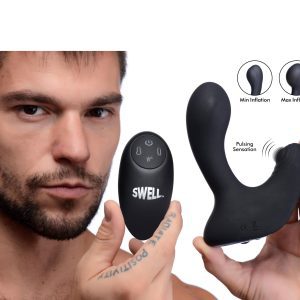 10X Inflatable and Tapping Silicone Prostate Vibrator