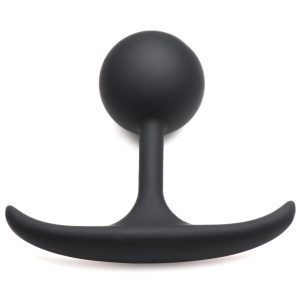 Premium Silicone Weighted Anal Plug - Medium