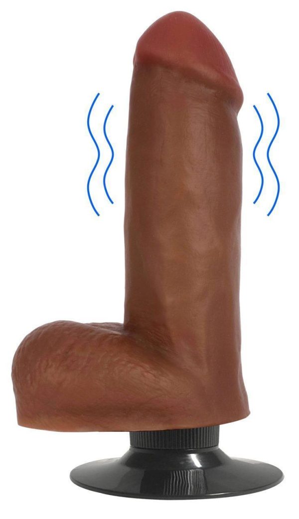 Jock Medium Vibrating Dildo with Balls - 6 Inch