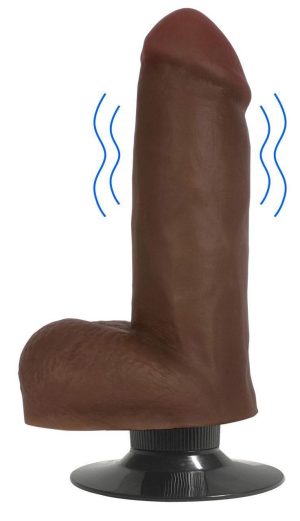 Jock Dark Vibrating Dildo with Balls - 6 Inch