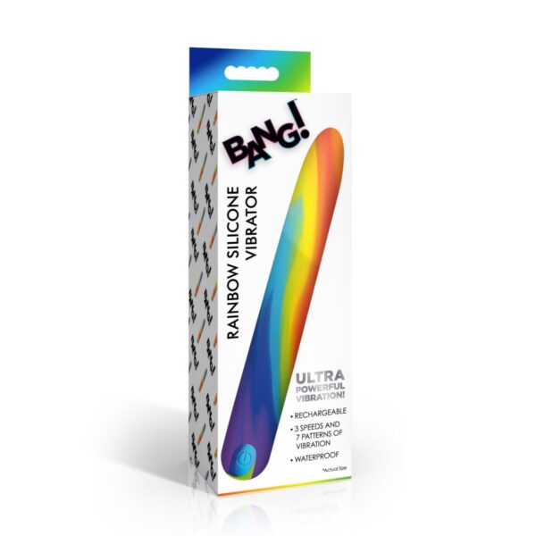 Rainbow Silicone Vibrator