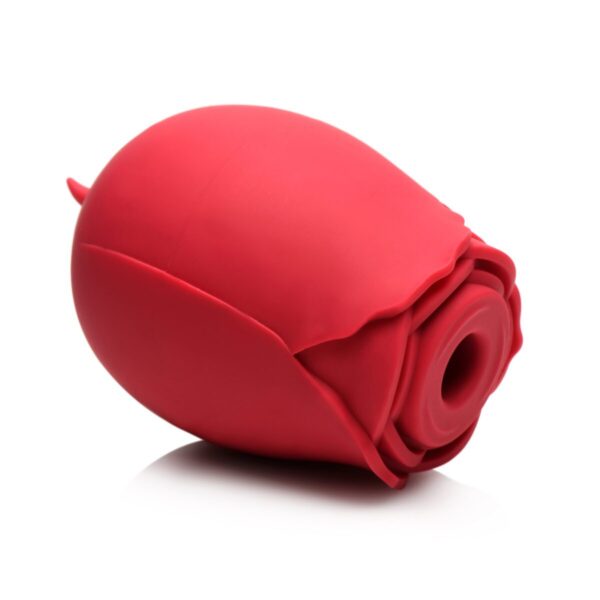 The Double Tease Rose 10X Sucking and Licking Silicone Stimulator