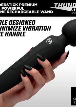 Thunderstick Premium Ultra Powerful Silicone Rechargeable Wand